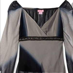 Poly Georgette Angel Sleeve Blouse